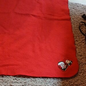 Festive Red Holiday Blanket